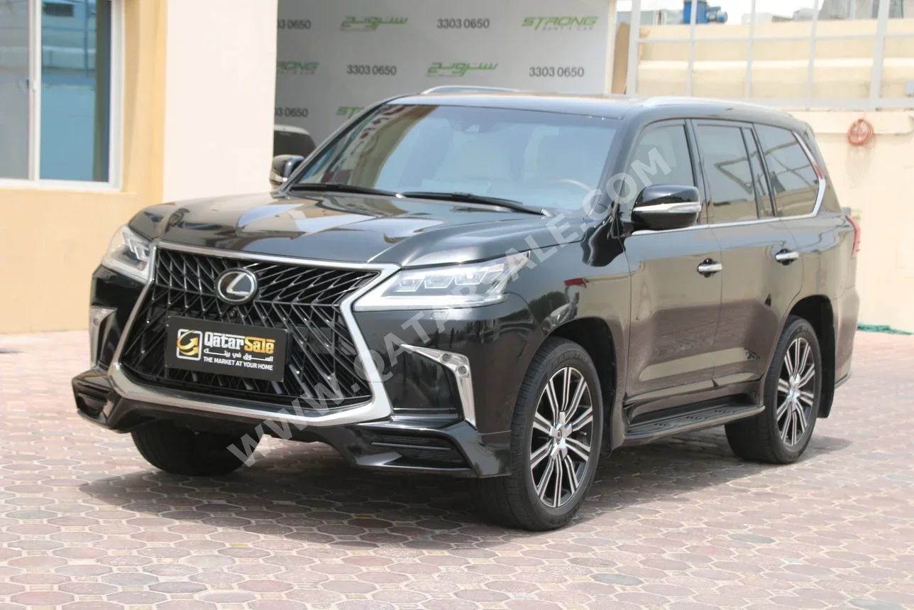 Lexus  LX  570 S  2020  Automatic  42,000 Km  8 Cylinder  Four Wheel Drive (4WD)  SUV  Black