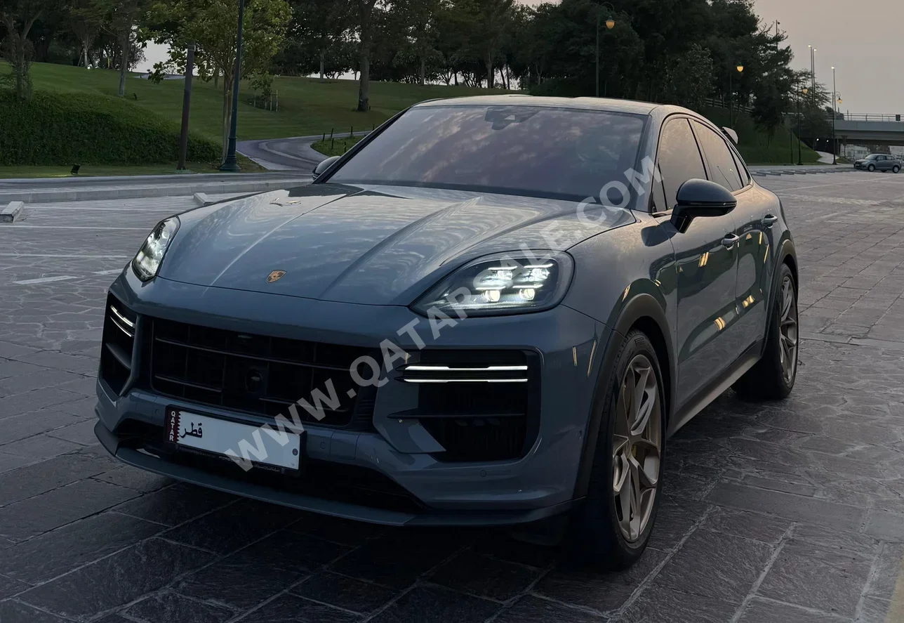 Porsche  Cayenne  Turbo GT  2024  Automatic  31,000 Km  8 Cylinder  All Wheel Drive (AWD)  SUV  Gray  With Warranty