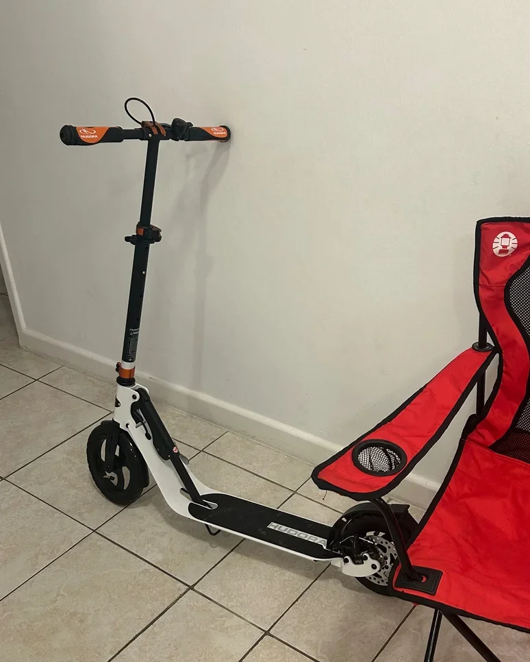 Scooters Dirt Scooter  - White  - Foldable
