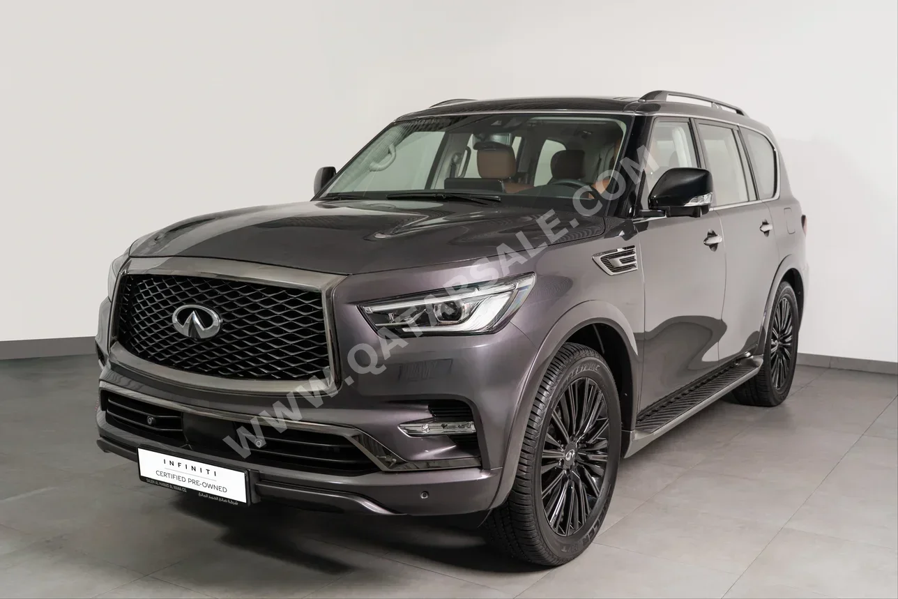 Infiniti  QX  80  2024  Automatic  3,230 Km  8 Cylinder  Four Wheel Drive (4WD)  SUV  Gray  With Warranty