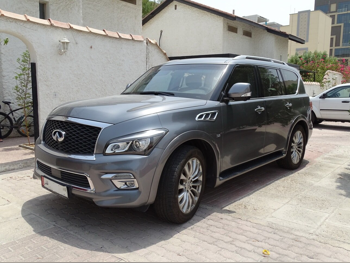 Infiniti  QX  80  2016  Automatic  35,000 Km  8 Cylinder  Four Wheel Drive (4WD)  SUV  Gray