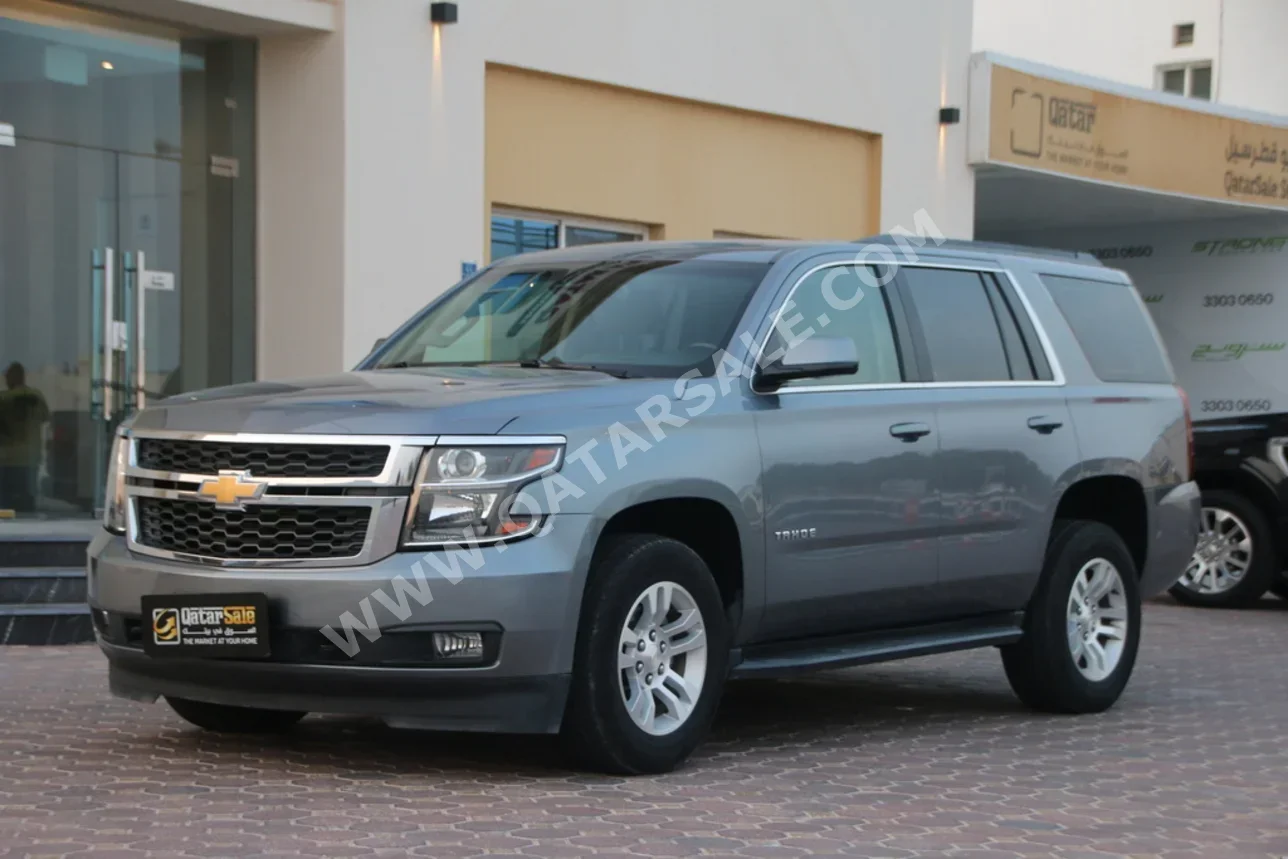 Chevrolet  Tahoe  2019  Automatic  177,000 Km  8 Cylinder  Four Wheel Drive (4WD)  SUV  Gray