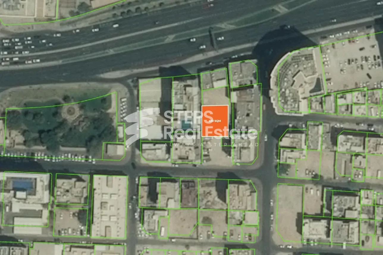 Lands For Sale in Doha  - Al Ghanim  -Area Size 450 Square Meter
