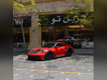 بورش  911  جي تي 3 ار اس - وايساخ باكج  2024  اوتوماتيك  3,890 كم  6 سلندر  دفع خلفي  كوبيه \ سبورت  أحمر  تحت الضمان