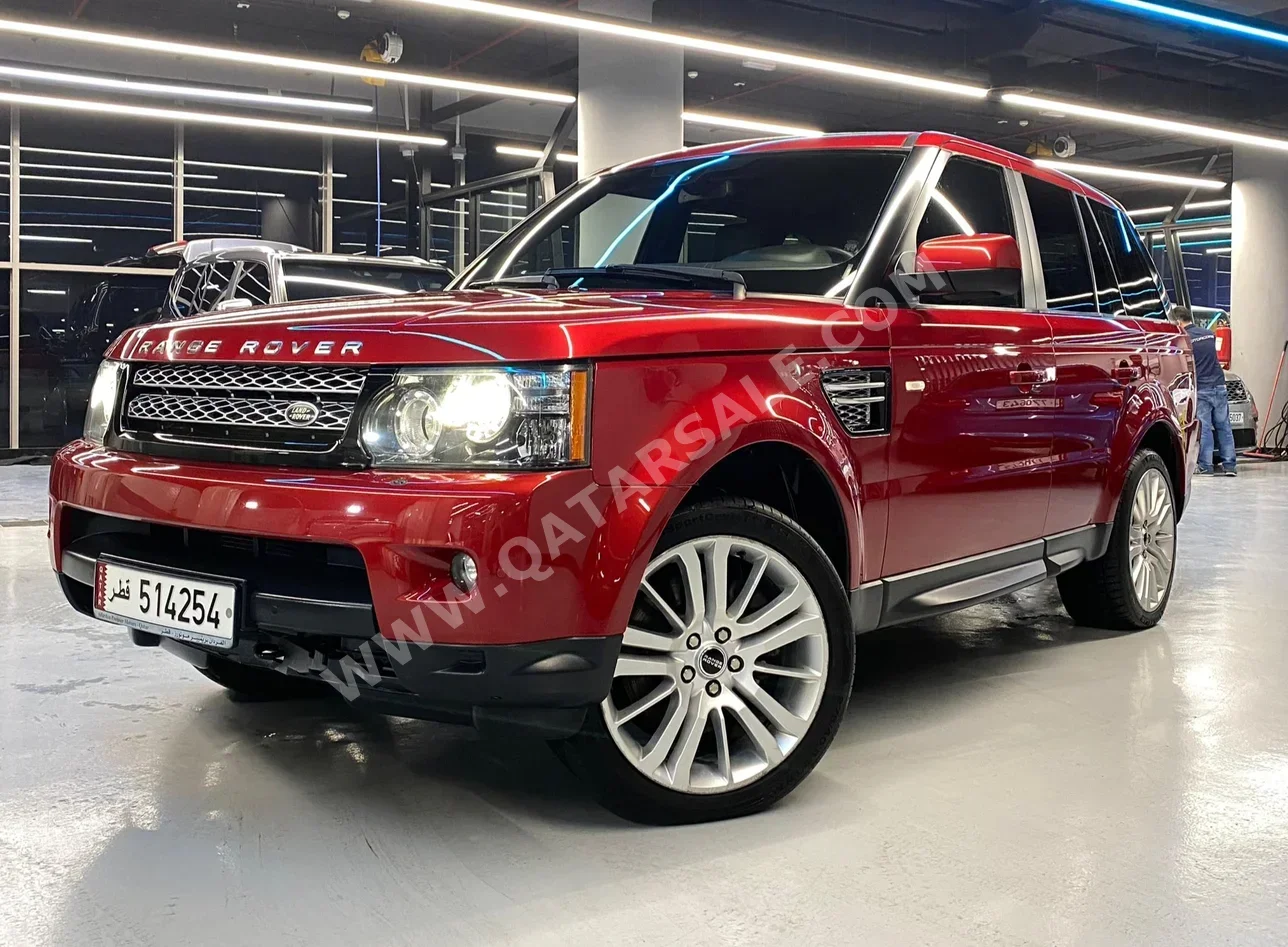 Land Rover  Range Rover  Sport  2012  Automatic  45,000 Km  8 Cylinder  Four Wheel Drive (4WD)  SUV  Red