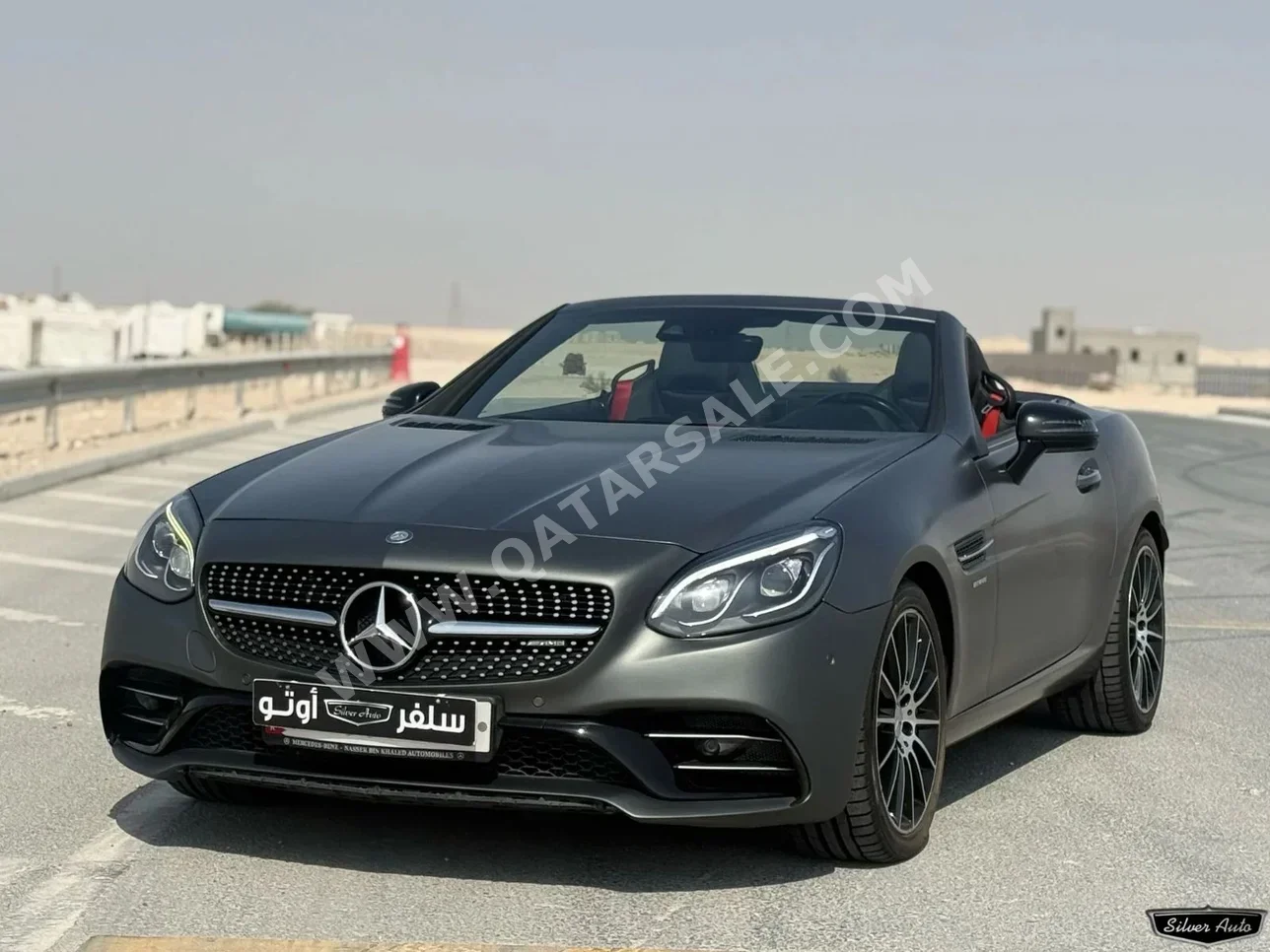 Mercedes-Benz  SLC  43  2017  Automatic  131,000 Km  6 Cylinder  Rear Wheel Drive (RWD)  Convertible  Gray