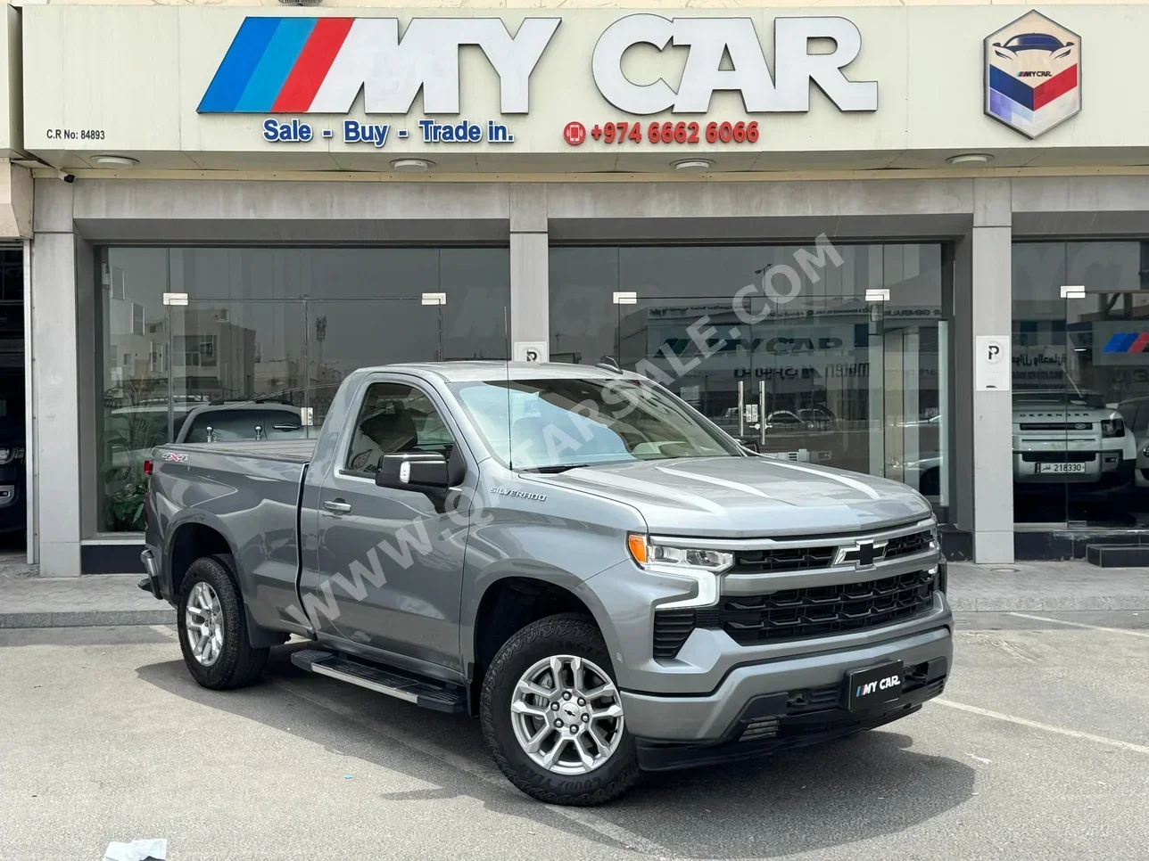 Chevrolet  Silverado  RST  2023  Automatic  26,000 Km  8 Cylinder  Four Wheel Drive (4WD)  Pick Up  Silver  With Warranty