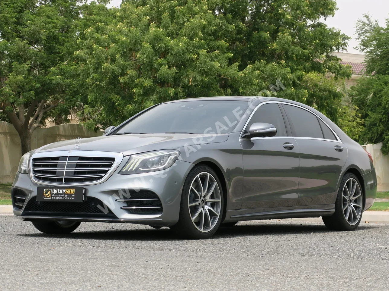 Mercedes-Benz  S-Class  450  2019  Automatic  60,000 Km  6 Cylinder  Rear Wheel Drive (RWD)  Sedan  Gray