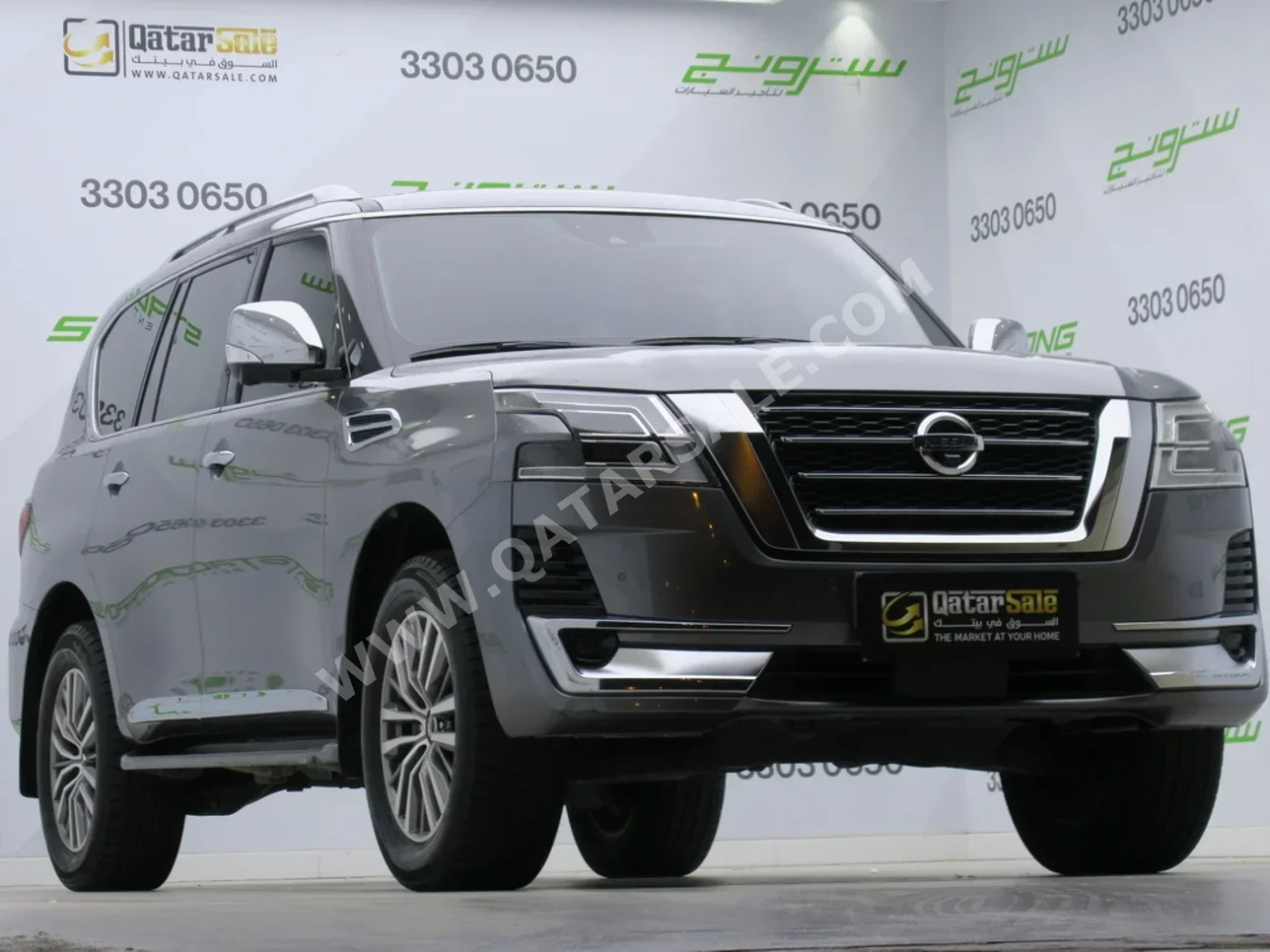 Nissan  Patrol  Platinum  2020  Automatic  91,000 Km  6 Cylinder  Four Wheel Drive (4WD)  SUV  Gray