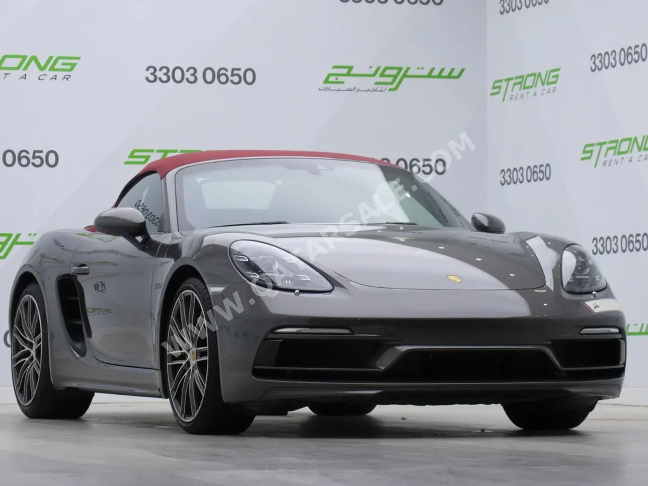 Porsche  Boxster  2018  Automatic  34,000 Km  4 Cylinder  Rear Wheel Drive (RWD)  Convertible  Gray