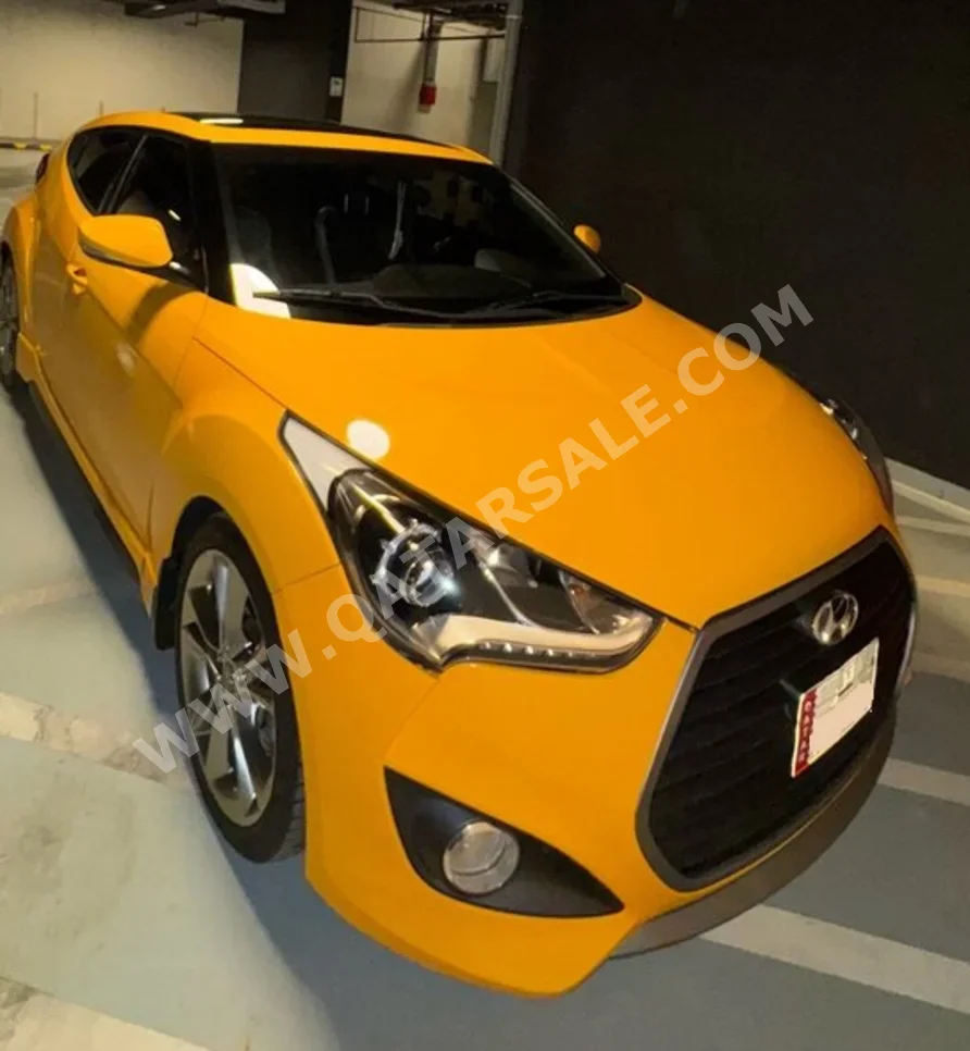 Hyundai  Veloster  Turbo  2018  Automatic  160,000 Km  4 Cylinder  Front Wheel Drive (FWD)  Hatchback  Yellow