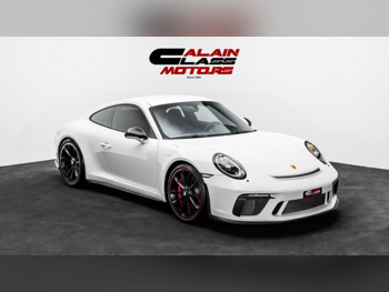 بورش  911  جي تي 3 تورينغ  2018  عادي  7,300 كم  8 سلندر  دفع خلفي  كوبيه \ سبورت  أبيض  تحت الضمان