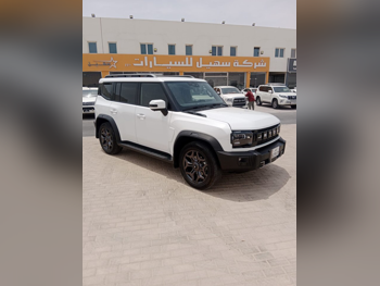 Jetour  T2  Luxury  2025  Automatic  14,000 Km  4 Cylinder  Four Wheel Drive (4WD)  SUV  White  With Warranty