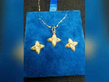 Gold Half Set  Italy  Child  By Item ( Designers )  Without Stone  Special Stylish Package  Yellow Gold  18k