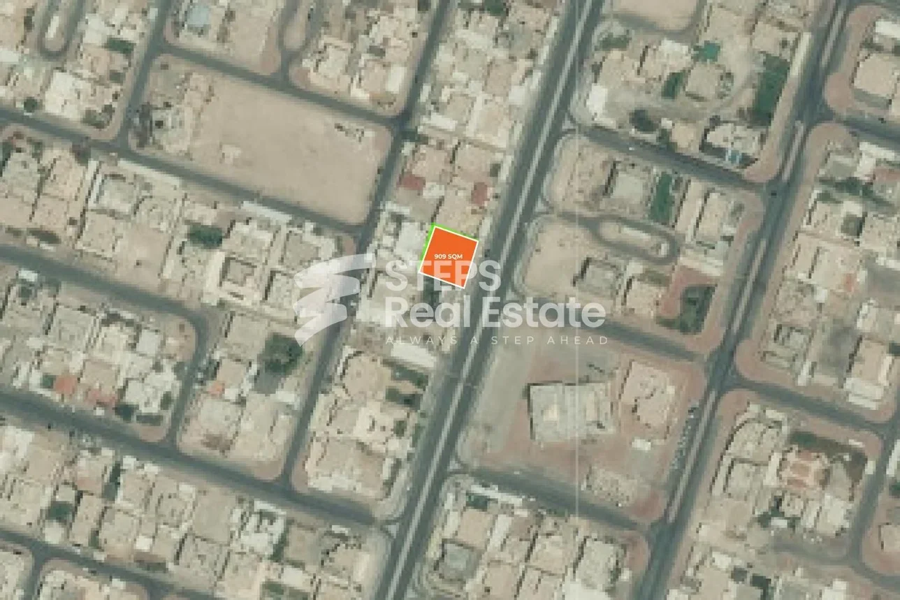 Lands For Sale in Al Rayyan  - Bani Hajer  -Area Size 909 Square Meter
