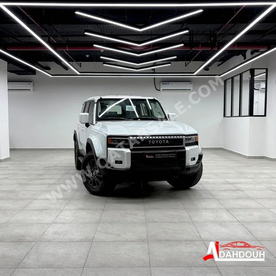 Toyota  Prado  2025  Automatic  200 Km  4 Cylinder  Four Wheel Drive (4WD)  SUV  White  With Warranty