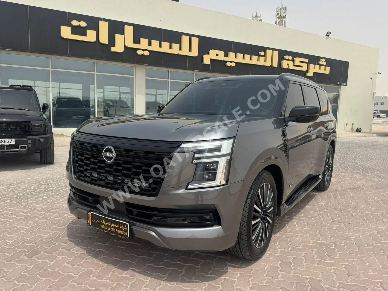 Nissan  Patrol  Platinum turbo  2025  Automatic  12,000 Km  6 Cylinder  Four Wheel Drive (4WD)  SUV  Gray  With Warranty