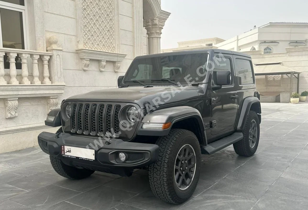 Jeep  Wrangler  80th Anniversary  2021  Automatic  77,000 Km  6 Cylinder  Four Wheel Drive (4WD)  SUV  Gray