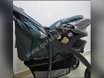 Kids Strollers Juniors  Single Stroller  Green  Convertible to Car Seat
