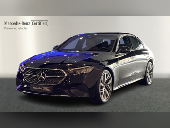 Mercedes-Benz  E-Class  200  2024  Automatic  30,516 Km  4 Cylinder  Rear Wheel Drive (RWD)  Sedan  Black  With Warranty