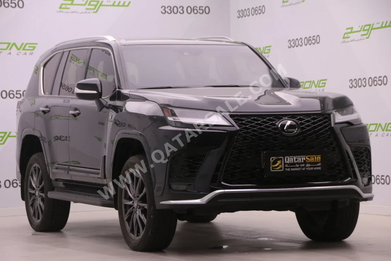 لكزس  ال اكس  600  2023  اوتوماتيك  50,000 كم  6 سلندر  دفع رباعي  اس يو في  أسود  تحت الضمان