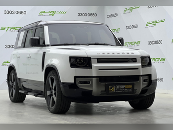 Land Rover  Defender  110 HSE  2025  Automatic  21,000 Km  6 Cylinder  Four Wheel Drive (4WD)  SUV  White  With Warranty