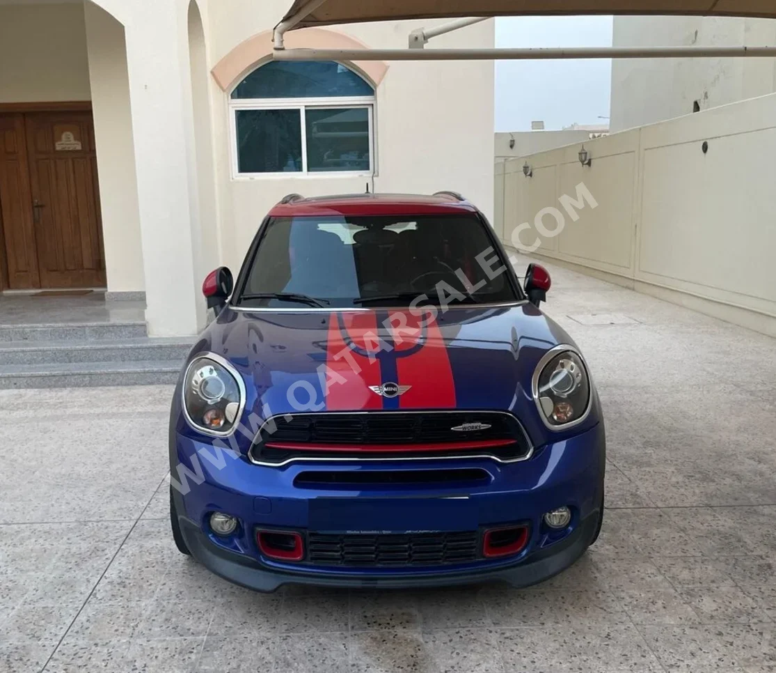 Mini  Cooper  CountryMan JCW  2016  Automatic  69,000 Km  4 Cylinder  All Wheel Drive (AWD)  Hatchback  Blue  With Warranty