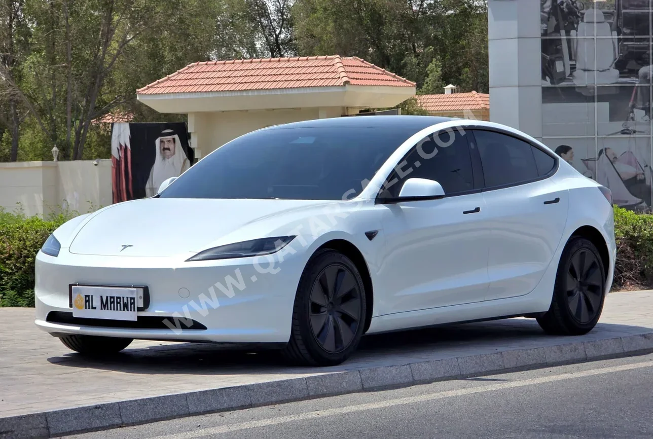Tesla  Model 3  Long Range  2025  Automatic  11,000 Km  0 Cylinder  All Wheel Drive (AWD)  Sedan  White  With Warranty