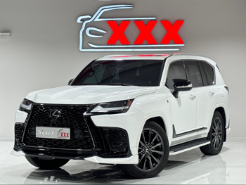 Lexus  LX  600 F Sport  2024  Automatic  11,000 Km  6 Cylinder  Four Wheel Drive (4WD)  SUV  White  With Warranty