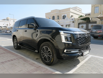 Nissan  Patrol  Platinum  2025  Automatic  21,800 Km  6 Cylinder  Four Wheel Drive (4WD)  SUV  Black  With Warranty