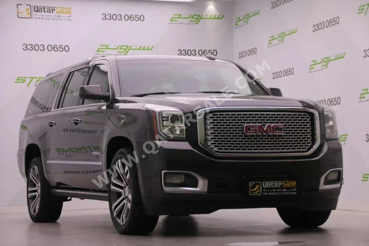 GMC  Yukon  Denali XL  2017  Automatic  152,000 Km  8 Cylinder  Four Wheel Drive (4WD)  SUV  Gray