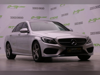 Mercedes-Benz  C-Class  200  2015  Automatic  160,000 Km  4 Cylinder  Rear Wheel Drive (RWD)  Sedan  Gray