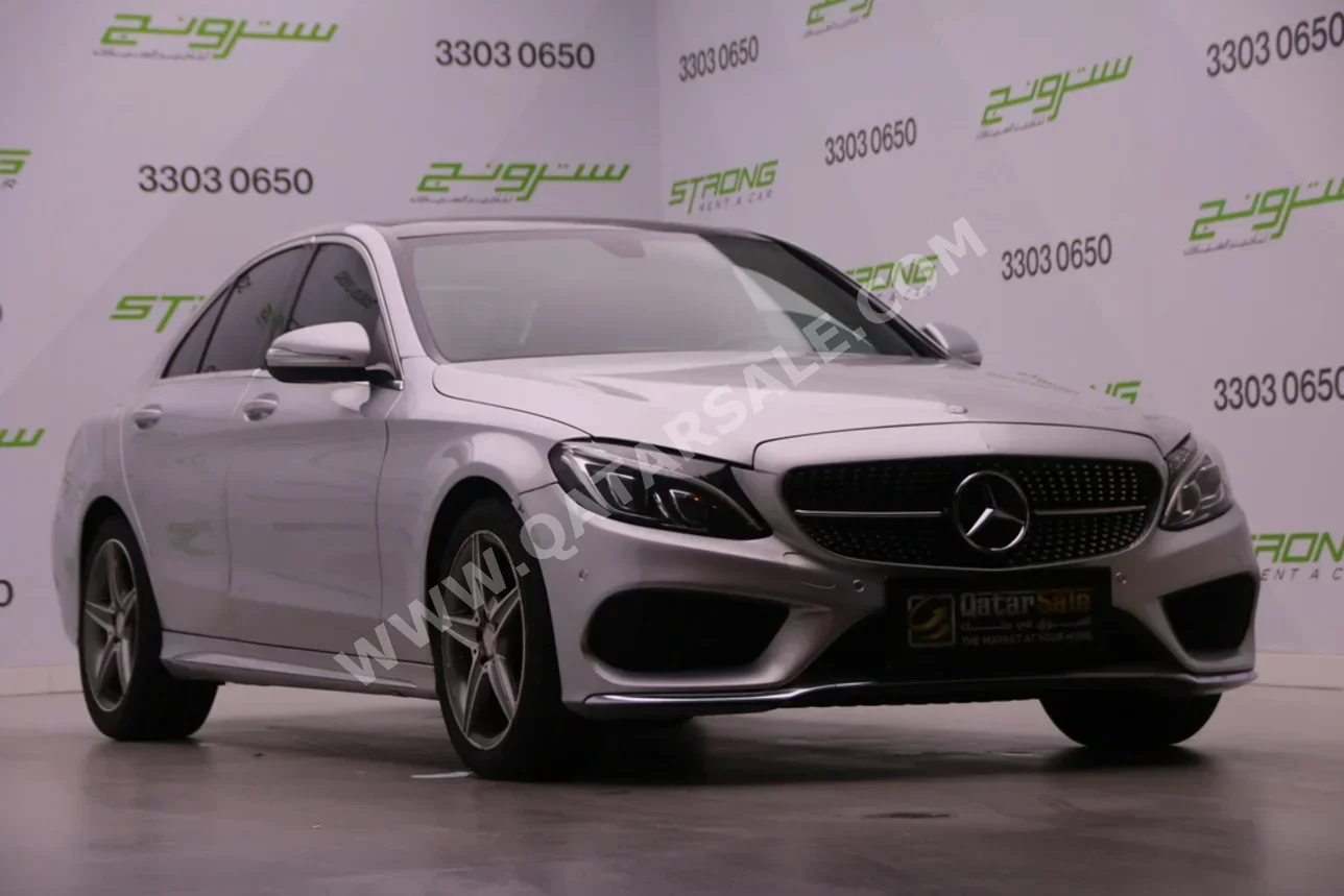Mercedes-Benz  C-Class  200  2015  Automatic  160,000 Km  4 Cylinder  Rear Wheel Drive (RWD)  Sedan  Gray