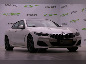 BMW  8-Series  840 i  2020  Automatic  128,000 Km  6 Cylinder  Rear Wheel Drive (RWD)  Sedan  White