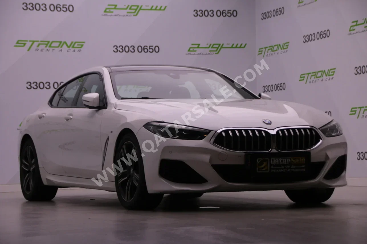 BMW  8-Series  840 i  2020  Automatic  128,000 Km  6 Cylinder  Rear Wheel Drive (RWD)  Sedan  White
