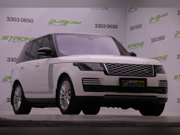 Land Rover  Range Rover  Vogue  2018  Automatic  123,000 Km  6 Cylinder  Four Wheel Drive (4WD)  SUV  White