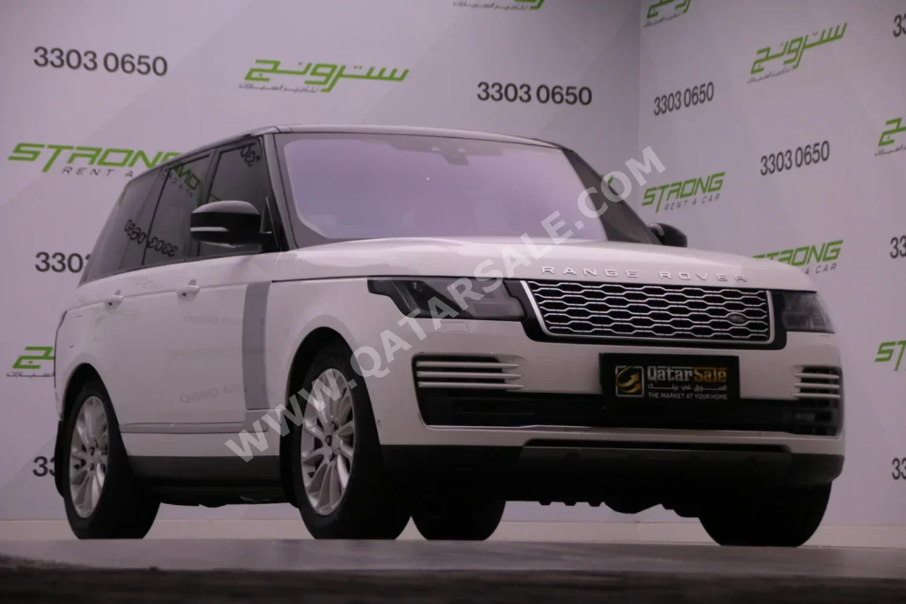 Land Rover  Range Rover  Vogue  2018  Automatic  123,000 Km  6 Cylinder  Four Wheel Drive (4WD)  SUV  White