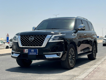 Nissan  Patrol  Platinum  2020  Automatic  59,000 Km  8 Cylinder  Four Wheel Drive (4WD)  SUV  Black