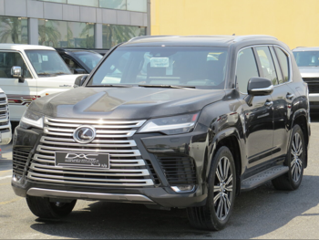 Lexus  LX  600 Luxury  2023  Automatic  78,000 Km  6 Cylinder  Four Wheel Drive (4WD)  SUV  Black  With Warranty