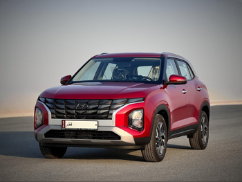 Hyundai  Creta  2025  Automatic  0 Km  4 Cylinder  Front Wheel Drive (FWD)  SUV  Red  With Warranty