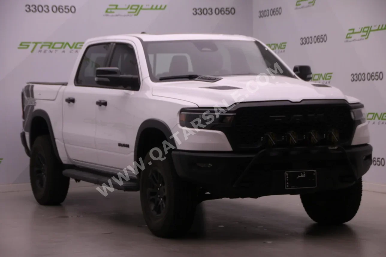 Dodge  Ram  Rebel  2025  Automatic  12,000 Km  6 Cylinder  Four Wheel Drive (4WD)  Pick Up  White  With Warranty