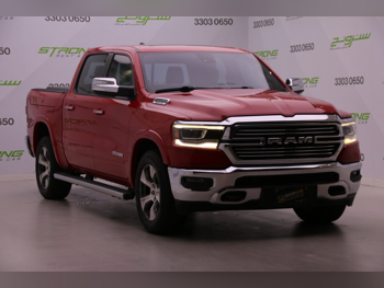 Dodge  Ram  laramie  2019  Automatic  140,000 Km  8 Cylinder  Four Wheel Drive (4WD)  Pick Up  Red