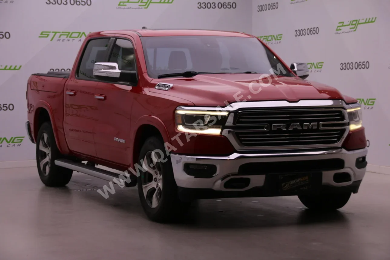Dodge  Ram  laramie  2019  Automatic  140,000 Km  8 Cylinder  Four Wheel Drive (4WD)  Pick Up  Red