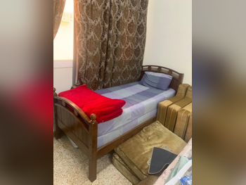 Beds - Home Center  - Single  - Brown  - Mattress Included