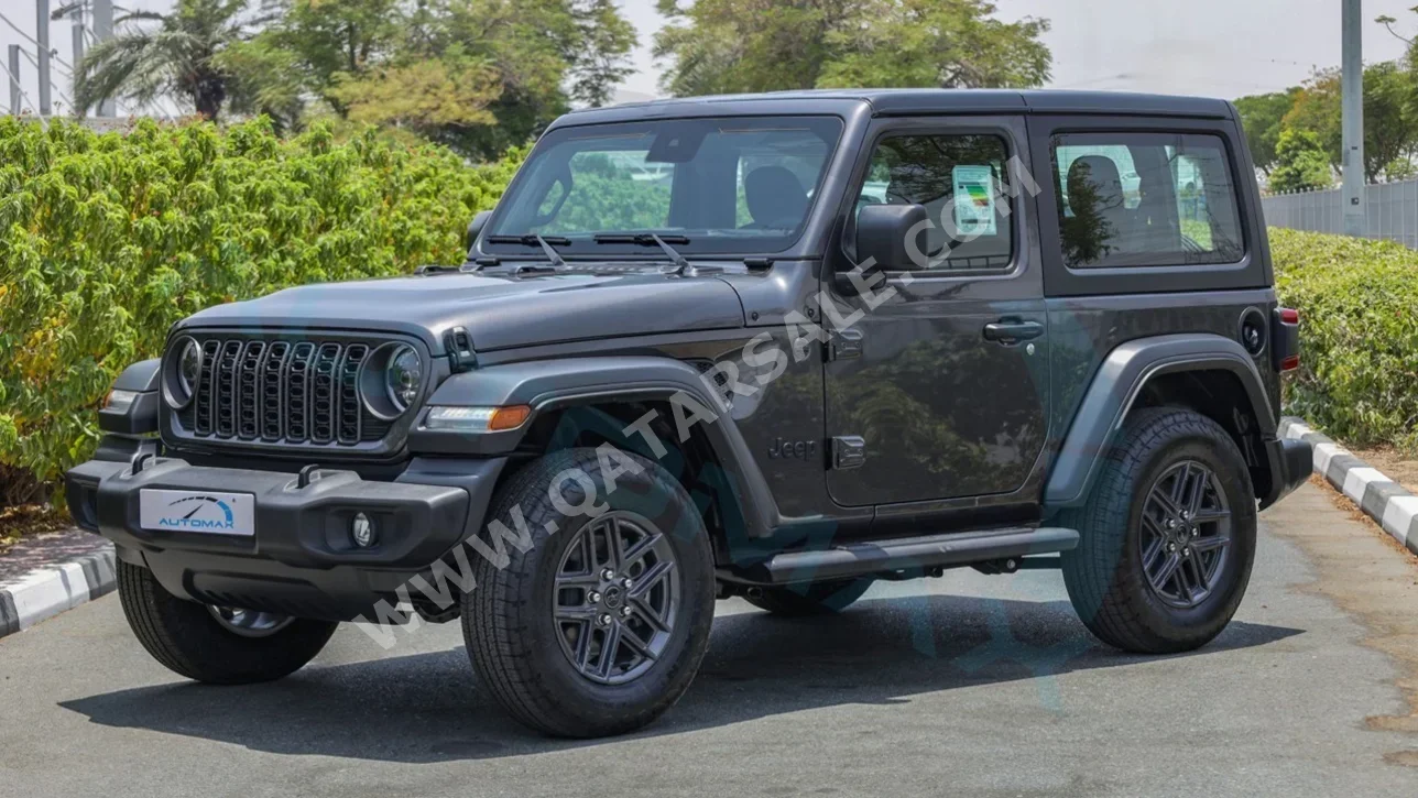 Jeep  Wrangler  Sport Plus  2025  Automatic  8 Km  4 Cylinder  Four Wheel Drive (4WD)  SUV  Gray  With Warranty