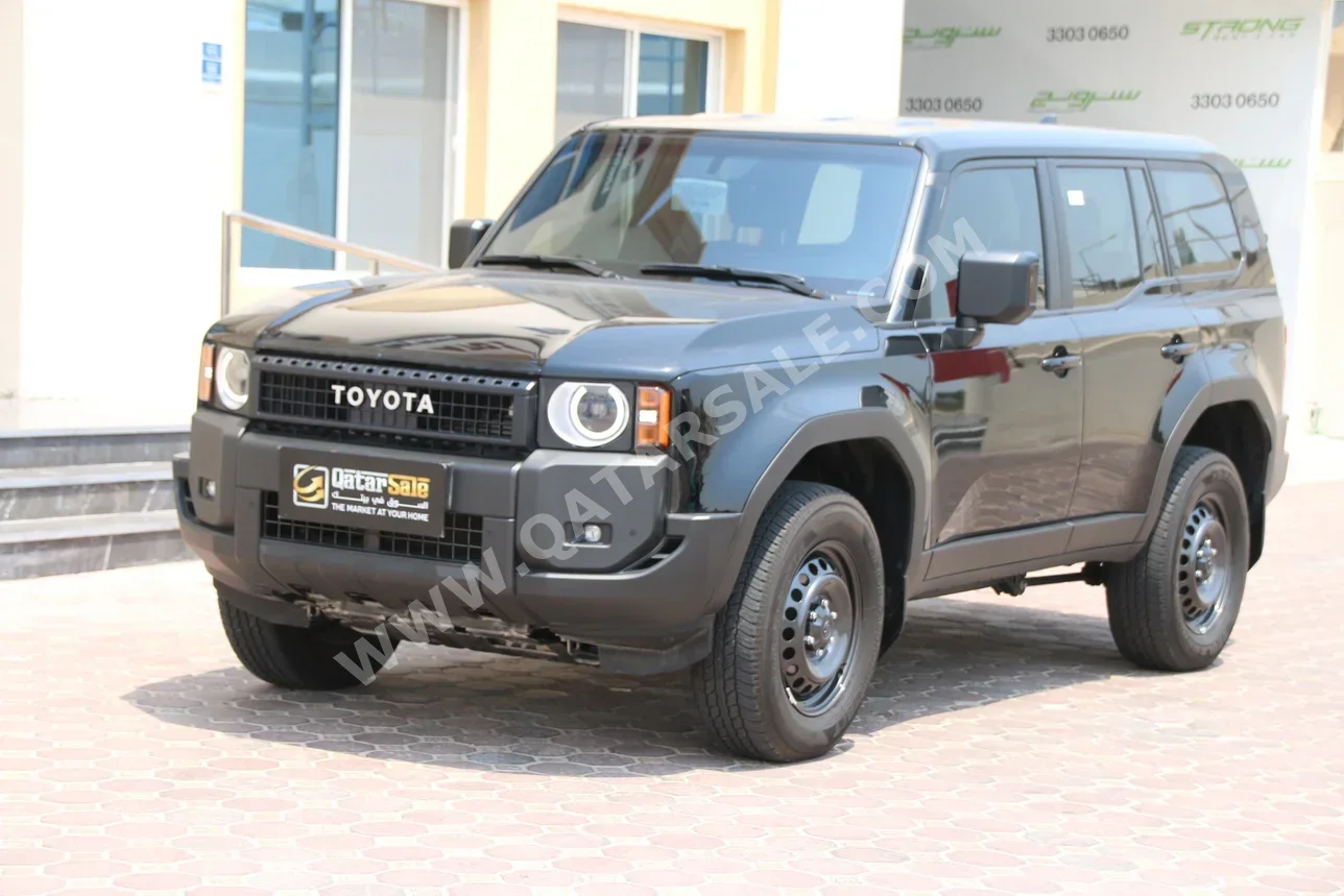 Toyota  Prado  TX Turbo  2025  Automatic  20,000 Km  4 Cylinder  Four Wheel Drive (4WD)  SUV  Black  With Warranty