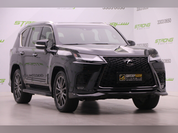 Lexus  LX  600 F Sport  2024  Automatic  30,000 Km  6 Cylinder  Four Wheel Drive (4WD)  SUV  Black  With Warranty