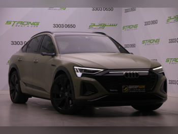 Audi  Q8  E-Tron  2024  Automatic  82,000 Km  0 Cylinder  Four Wheel Drive (4WD)  SUV  Olive Green  With Warranty