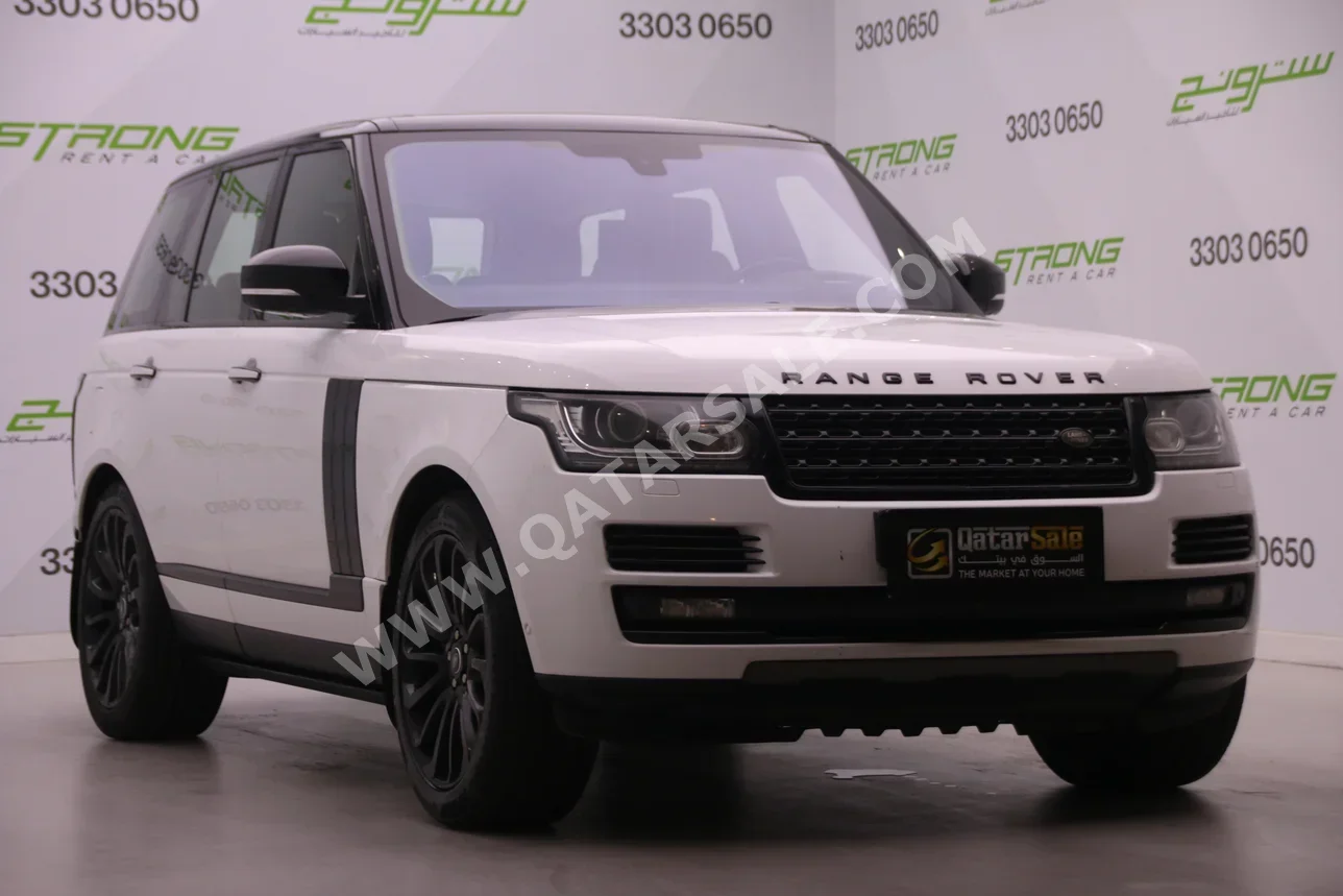 Land Rover  Range Rover  Vogue  Autobiography  2016  Automatic  97,000 Km  8 Cylinder  Four Wheel Drive (4WD)  SUV  White