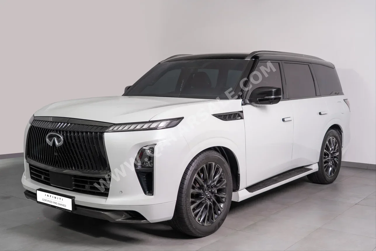 Infiniti  QX  80  2025  Automatic  11,120 Km  8 Cylinder  Four Wheel Drive (4WD)  SUV  White  With Warranty